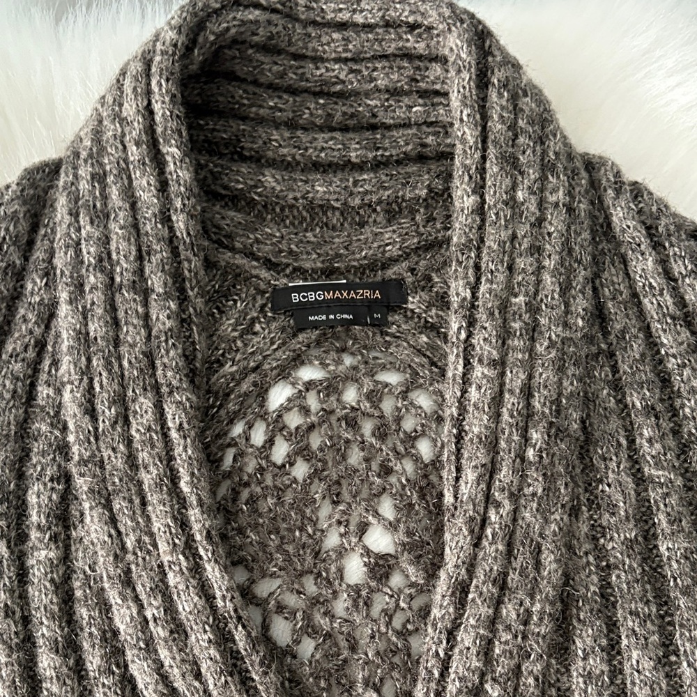 BCBGMaxAzria Shawl Collar Sweater